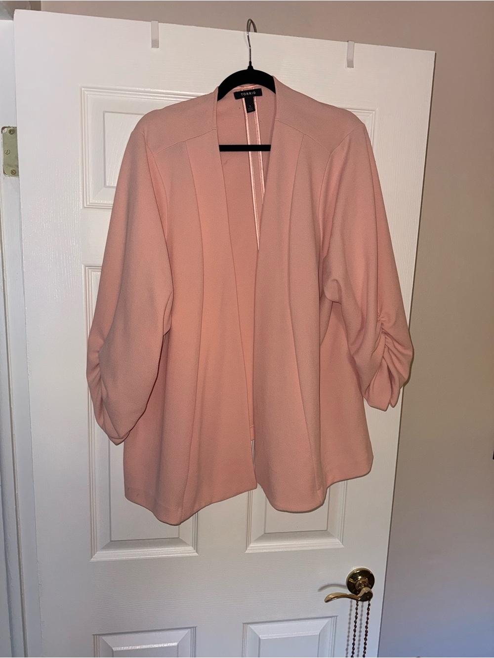 torrid Peach Lightweight Open-Front Blazer